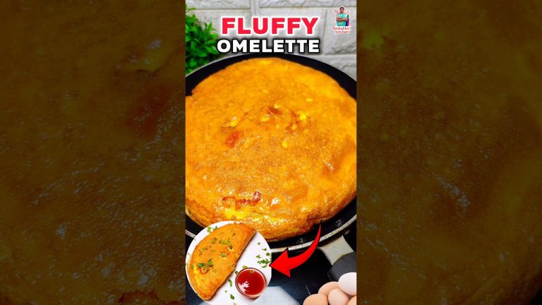 కేవలం 3 గుడ్లు వుంటే చాలు ఈ ఫ్లఫ్ఫి ఆమ్లెట్ రెడీ 😋 | Fluffy Omlette #omlette #shorts #trending