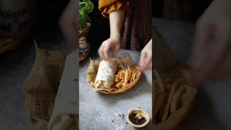 Beef Döner Wrap😋 #food