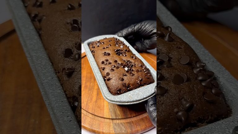 Banana chocochips bread Recipe Asmr #trendingshorts