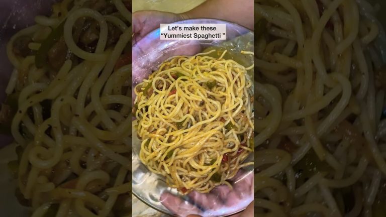 Delicious and Easy Spaghetti with Minced Meat and veggies 🍝| Quick Homemade Recipe!| Hanie-Quest |