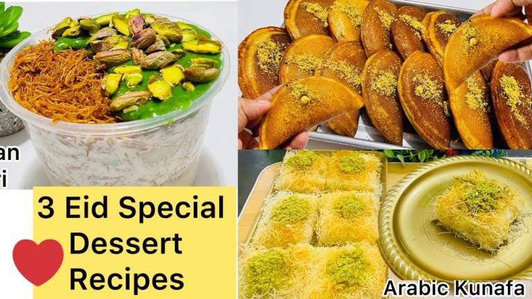 4 Iftar & Eid Special Arabic Dessert Recipes | Kunafa, Qatayef, Egyptian Koshari