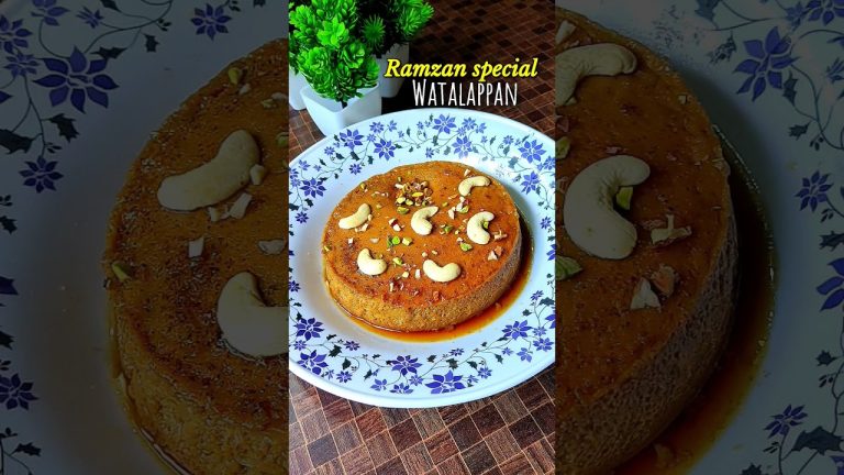 Watalappan recipe #watalappam #ramadanrecipes #pudding #iftarrecipe #shorts #youtubeshorts #dessert