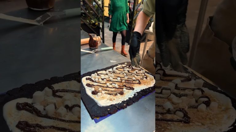 S'mores Swiss Roll #Shorts