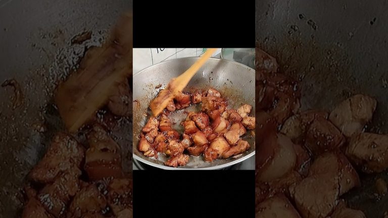 Yummy Pork Adobong Tuyo Recipe! #shorts #adobo #porkrecipe #easyrecipe