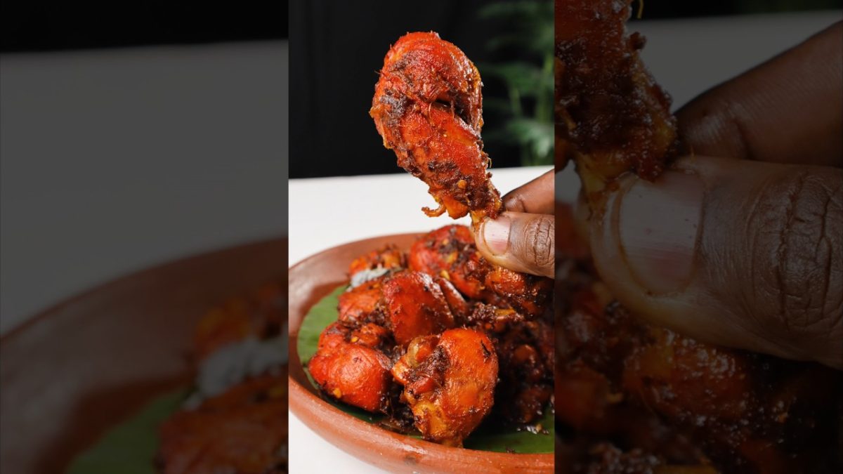 Trivandrum Spicy Chicken Fry 🍗 #shorts