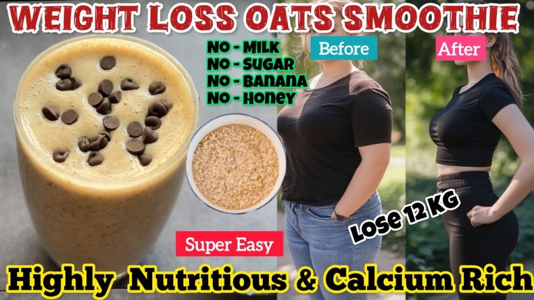 Highly Nutritious & Calcium Rich Weight Loss Oats Smoothie | Oats Smoothie for Weight Loss| Smoothie