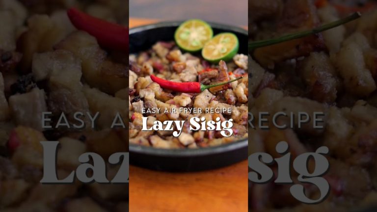Easiest Sisig Recipe! 🐽 l Air fryer #shorts #pinoyfood #philippines #sisig #kusinanamin #airfryer
