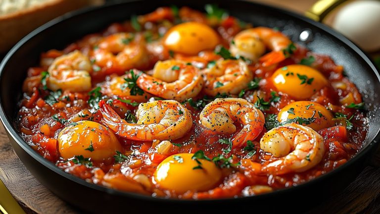 The most impressive Dish 🔥 with Eggs and Shrimps