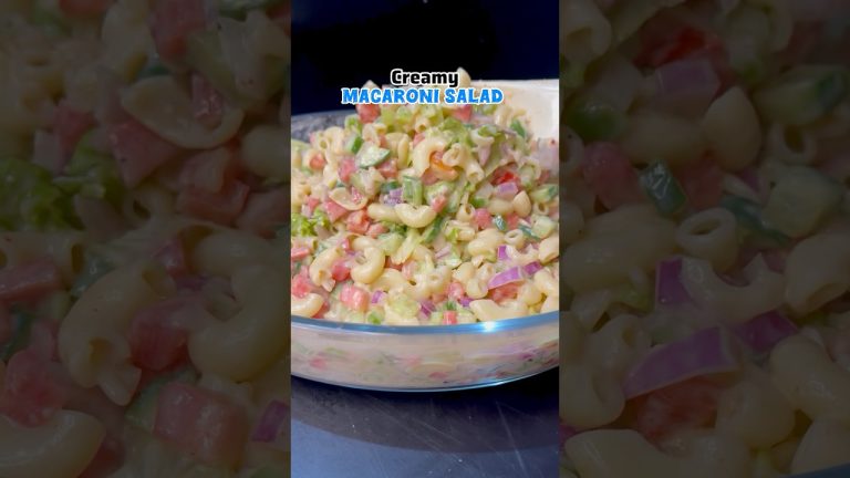 Creamy Macaroni Salad Recipe #short #viral #recipe