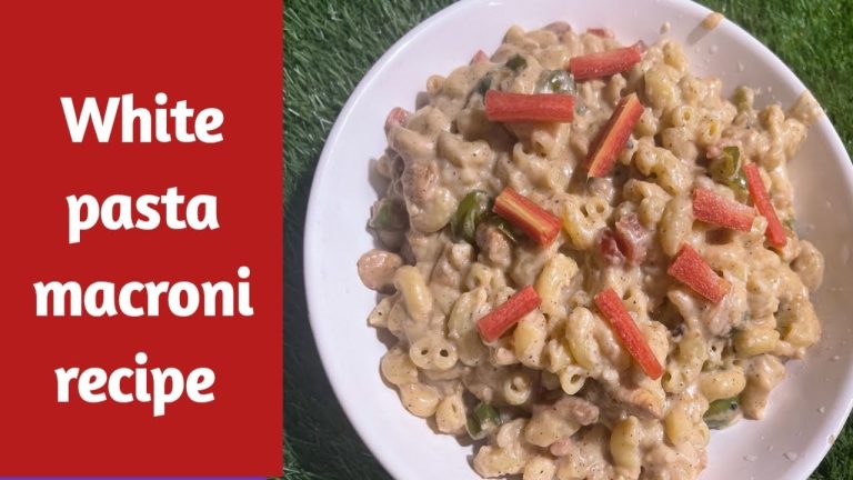 White Pasta Macaroni Recipe  | Easy and Quick Pasta Recipe with zumar cooking