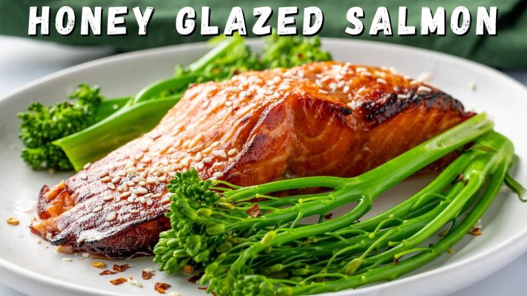 Baked Honey Garlic Salmon Recipe | Quick and Easy Oven Salmon Dish