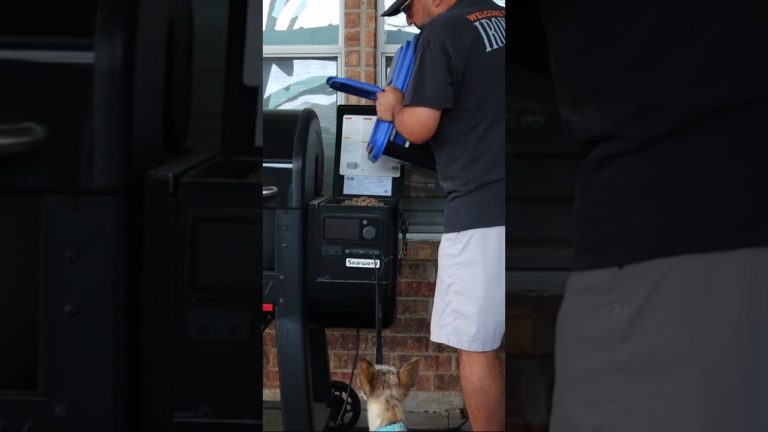 Dog knows BBQ is about to happen! #bbq #grilltime #smokegrill