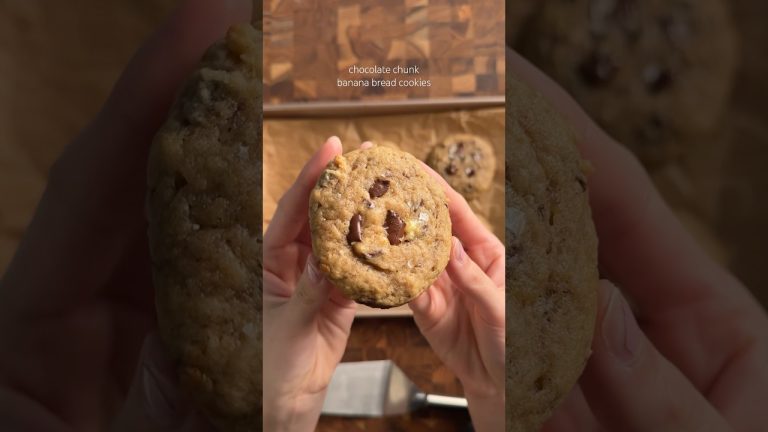 Chocolate Chunk Banana Bread Cookies