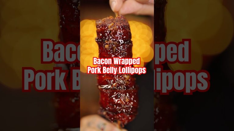 My Viral Bacon Wrapped Pork Belly Lollipops #cookbook #porkbellyrecipe #viralrecipe #tftibbq #viral