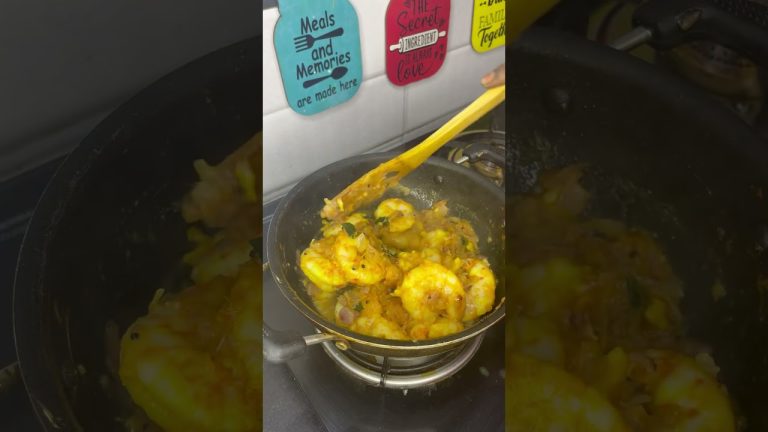இறால் தொக்கு|Prawns Masala Recipe😋#seafood #food #prawncurry #foodie #recipe #seafoodrecipes