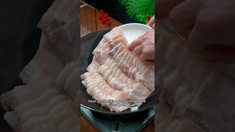 The featured Sichuan dish, twice-cooked pork, is especially delicious.  #easyrecipe #foodtutorial