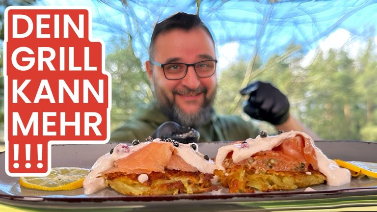 RÖSTI MIT RÄUCHERLACHS vom Grill — Klaus grillt