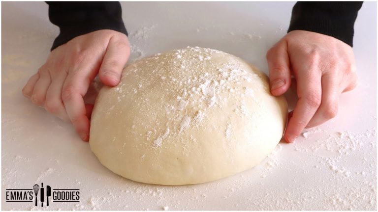 3 Ingredient PIZZA DOUGH | Easy NO KNEAD Pizza Dough Recipe