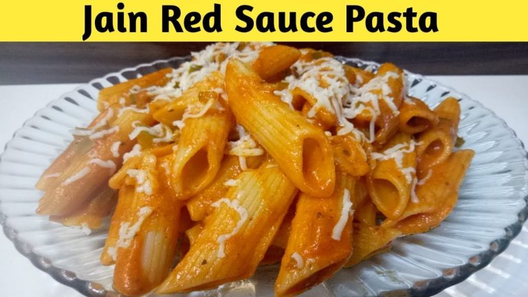 Jain Red Sauce Pasta Recipe | रेड सॉस पास्ता | Red sauce Pasta recipe | My Jain Recipe