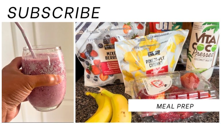 Easy Breakfast Smoothie Prep for the Week | Healthy & Delicious!   #smoothierecipes