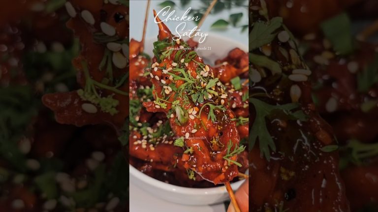 Chicken Satay #shorts #chickensatay #ramadan #cookwithjudyandflo