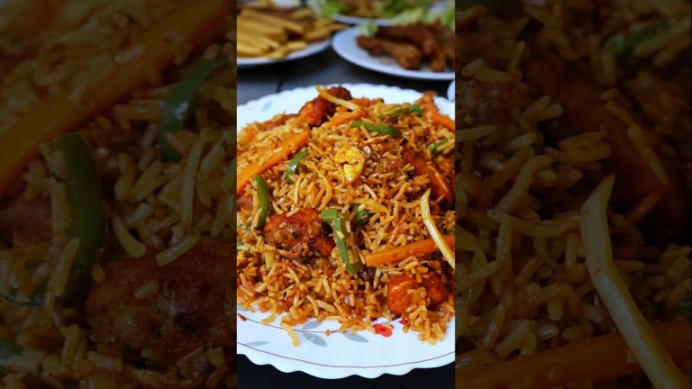 🔥 This Spicy Chicken Fried Rice is Next Level 😋 #shorts