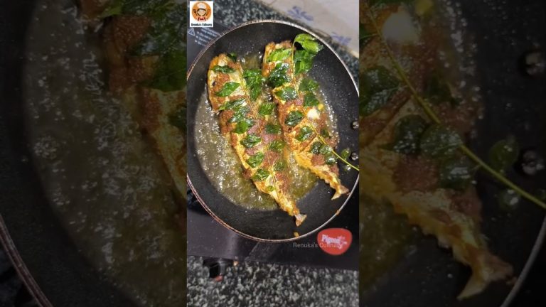 Simple and Tasty Fish fry😋| చేపల వేపుడు #seafood #fishfry #ytshorts #shorts