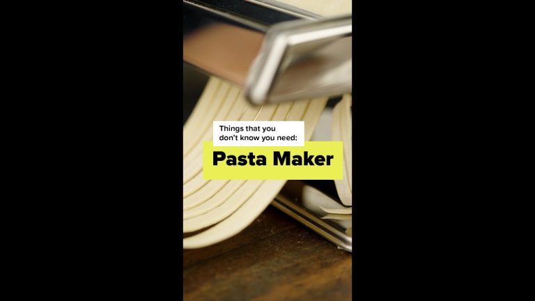 Things You Don't Know You Need: Pasta Maker 🍝