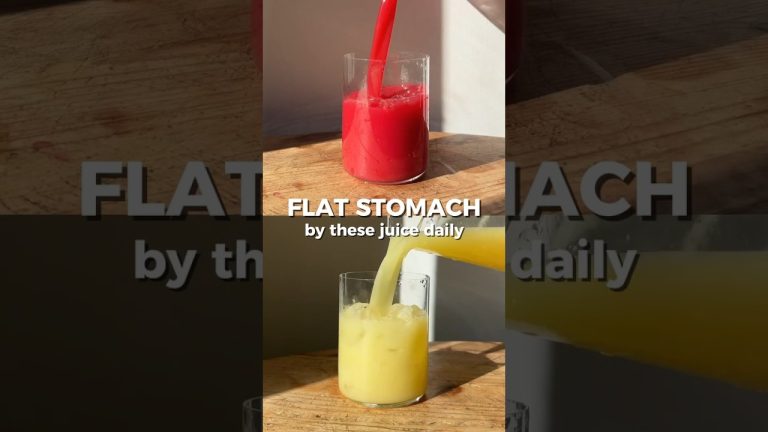 🤩🔥 FLAT STOMACH WITH THESE JUICE DAILY #smoothierecipes #detox #weightloss