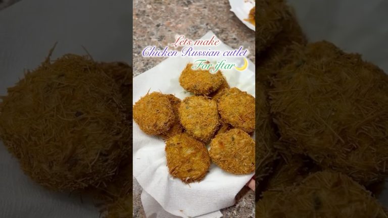 Ramadan Special: Juicy Chicken Russian Cutlets | Perfect Iftar Recipe