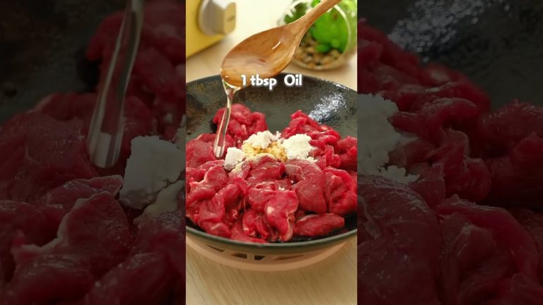 Lemon Chili Beef salad！The MOST TENDER BEEF. #beef #recipe #food #recette #salad #saladrecipe