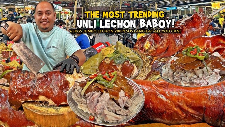 65Kgs JUMBO LECHON, 280Pesos Lang! Most TRENDING na “UNLI LECHON EAT ALL YOU CAN!” sa CEBU CITY!