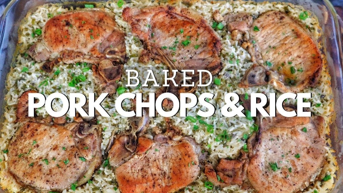 Pork Chop Casserole With Rice Recipe | Pork Chop Recipes