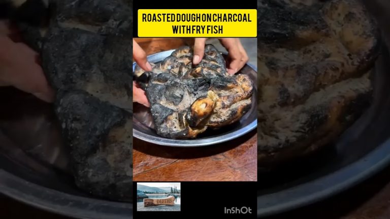 Roasted Dough with fried fish recipe #fypppp#cooking#food#trending #shortsvideos#streetfood#shorts
