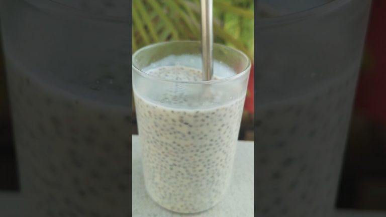🌿✨ Chia Jaggery Milkshake – A Healthy & Refreshing Delight 🥤