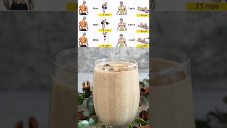 2minutes healthy protein shake at home | viral healthy banana shake 🍌🥛 #shorts #viralvideo #gym