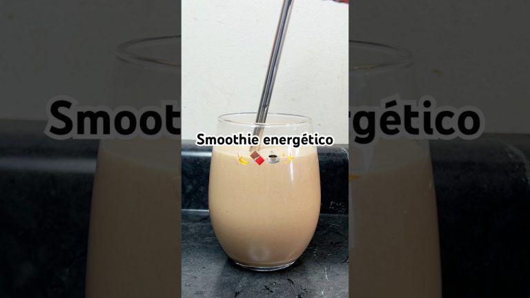 Smoothie energético para empezar el día #cocinaconsabor #recetas #ricofacilyrapido