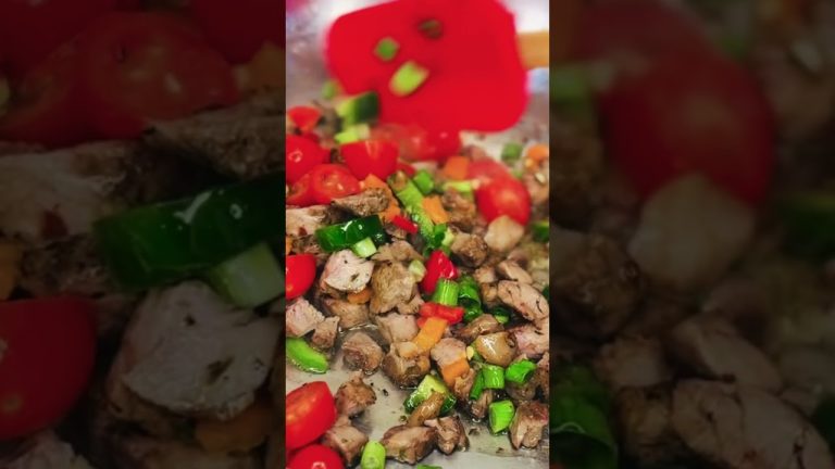 Savory Steak &Veggie Scramble#SteakBreakfast#ProteinPacked#SavoryScramble#HeartyStart #steakomelette