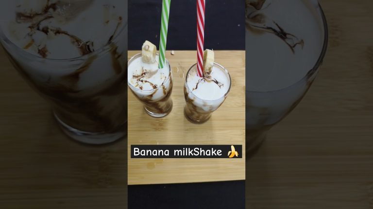 Banana milkshake | healthy banana milkshake | milkshake #trending #viral #recipe #milkshake |shorts