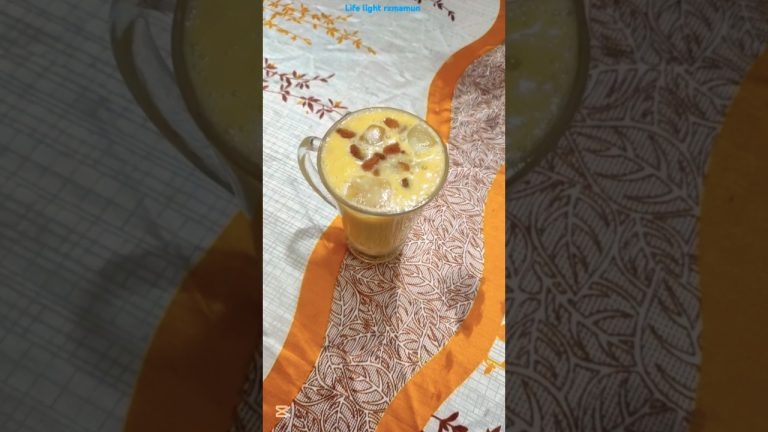 Refreshing Orange & Milk Drink Recipe in 59 Seconds – Watch the Magic!