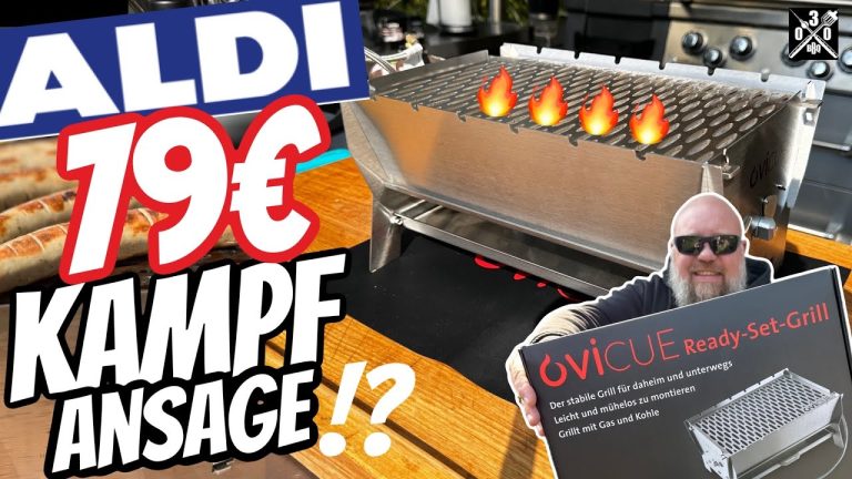ALDI Camping Grill für 79 € Was kann der SKOTTI Klone – 030 BBQ