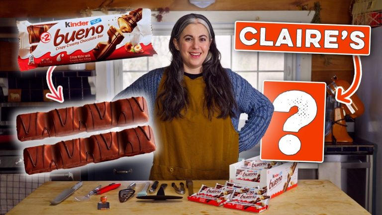 I Tried Making Homemade Kinder Bueno Bars Pt. 1 | Claire Recreates