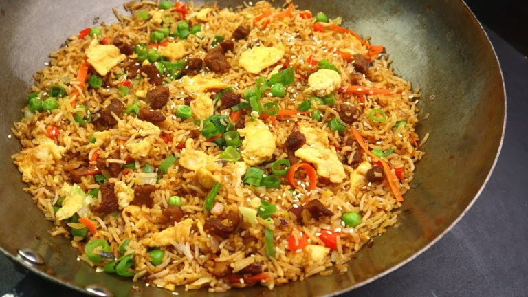Beef Fried Rice | Easy Beef Fried Rice Recipe  | How to Make Beef Fried Rice