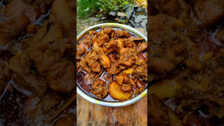 Deshi Chicken | Chicken Kosha 🔥🤤 #shorts #youtubeshorts #short #food #chicken