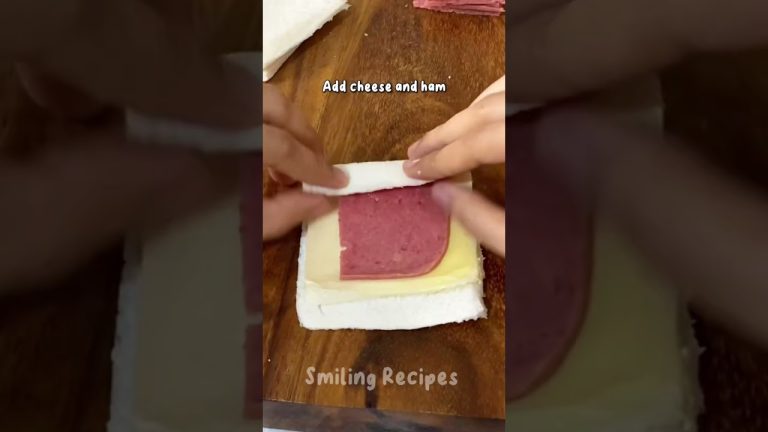 Ham and Cheese Bread Roll #food #ham #hamandcheese #recipe #easyrecipes