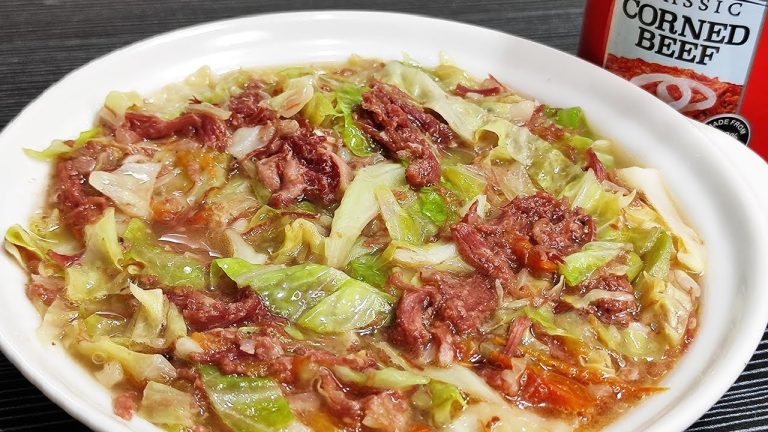 Ginisang Corned beef with Repolyo | Easy ulam recipe