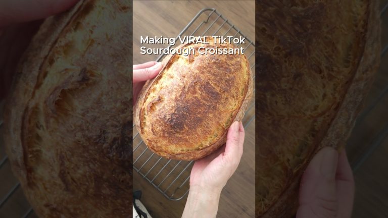 I Perfected the VIRAL TikTok Sourdough Croissant Loaf (Secret Ingredient!) #sourdough #artisanbread