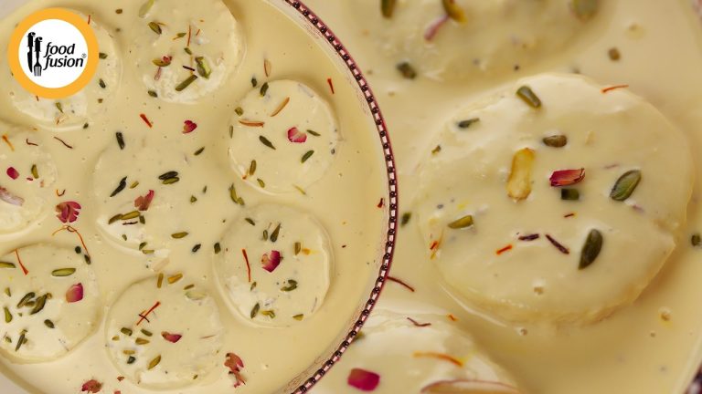 Easy Bread Rasmalai Recipe by food Fusion