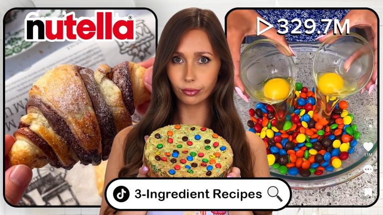 I Tested TikTok's Most VIRAL 3-Ingredient Dessert Recipes