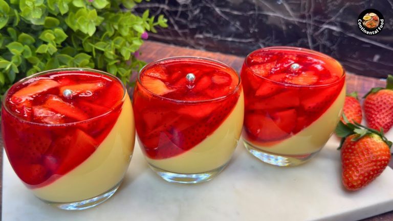 Strawberry Delight Jello Dessert for Eid Celebrations! – Easy Dessert Recipes